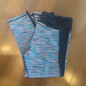 Vibrant Striped Active Leggings